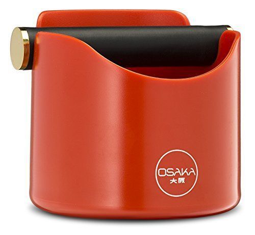 Osaka Shock-Absorbent Espresso Knock Box Barista Style- 4.7 Inch RED