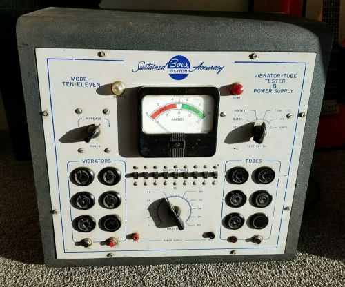 Boer Dayton Sustained  Accuracy vibrator tube tester and power supply