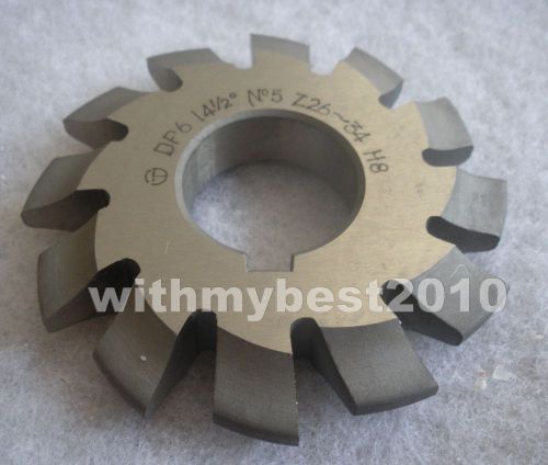 Lot New 1pcs Dp6 14-1/2 degree 5# Involute Gear Cutters No.5 Dp6 Gear Cutter