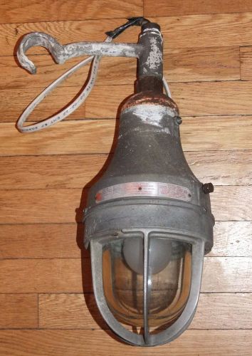 Vintage 18&#034; appleton explosion proof lighting fixture industrial light steampunk for sale