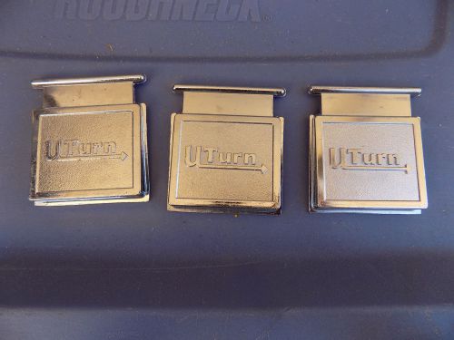 U Turn Vending Machine Thank You Flap Metal Chute Door Bulk Vending Lot of 4