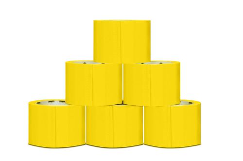 36 rolls yellow color packing tape 2&#034; x 55 yds 2mil shipping supplies tapes for sale