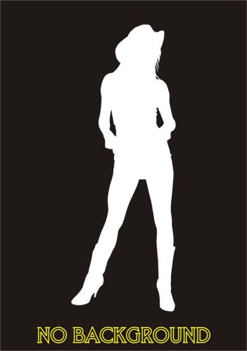 Cowgirl Vinyl Sticker Decals For Car Truck Auto Window Decor 2089