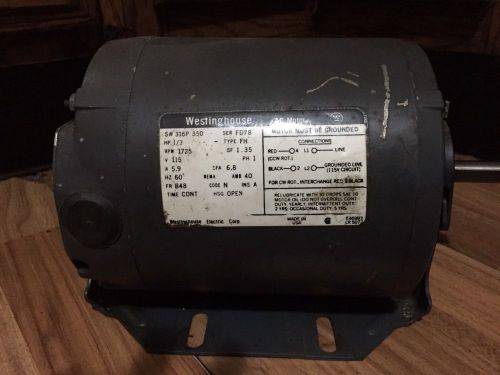 WESTINGHOUSE 1/3hp AC Motor