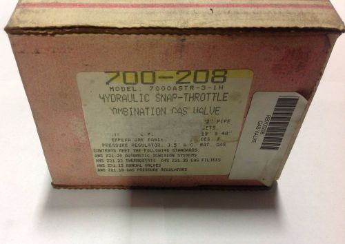 ~discounthvac~rb-700208-robertshaw hydraulic snap-throttle combo gas valve 1/2&#034; for sale