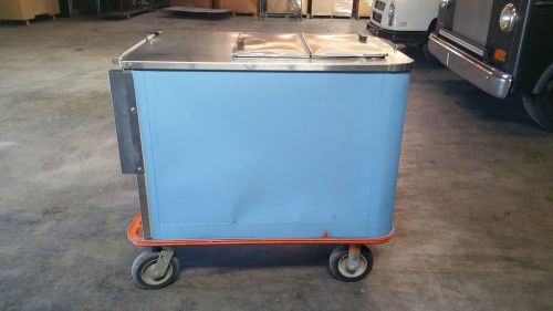 Nelson cold plate cart freezer bdc8 ice cream pushcart for sale