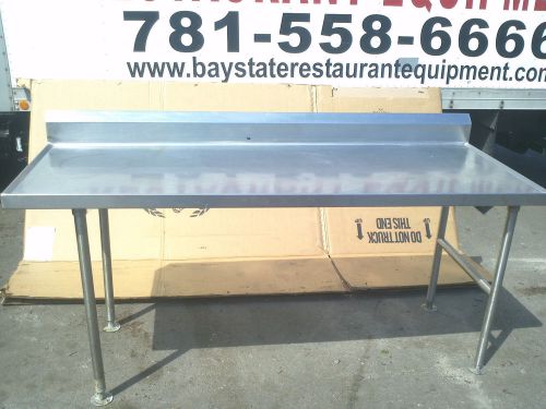 Commercial Food Prep and Work Table with Backspalsh