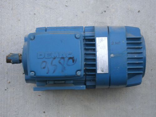 Demag three phase motor with brake 220/380 1.3 KW