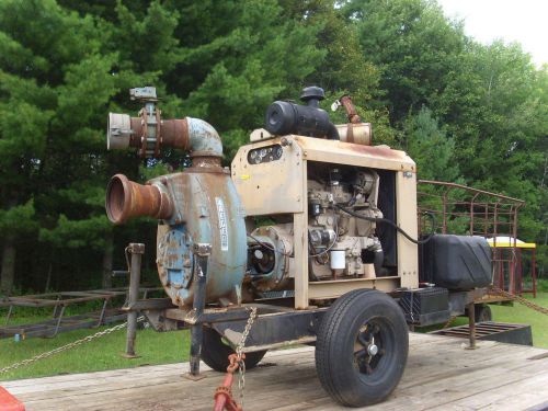 Jaeger 6x6 pump with John Deere 4045 DF150  diesel