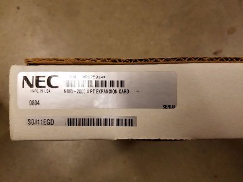 NEC / Nitsuko NVM 2000 4 Port Expansion Card - MANUFACTURER REFURBISHED 17501