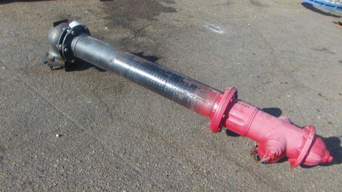 MUELLER FIRE MAIN HYDRANT W/5&#034;PIPE &amp;ELBOW #10311000J FM 250WP 5 1/4 2006 NEW