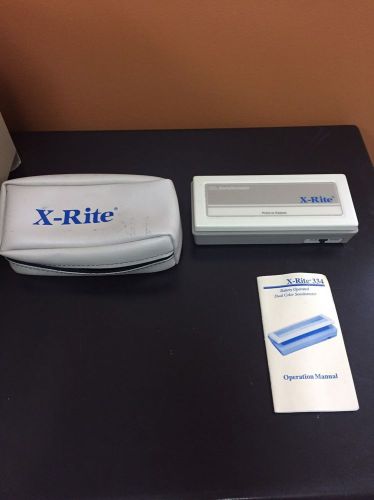 X-Rite 334 Dual-color Sensitometer W/case