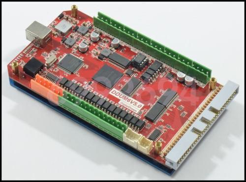 2000KHz 6 Axis USB Mach3 Card Controller Breakout Interface Board CNC DDUM6V5.0
