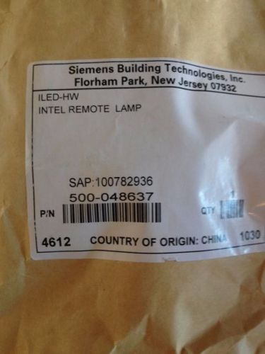 Siemens ILED-HW  Remote Alarm Lamp LED 500-048637  (New in packaging)