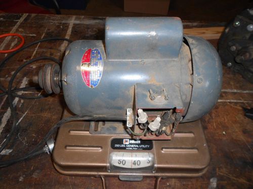 Franklin Electric 1 HP 3450 RPM 115/208-230 Volt Motor Vintage single phase