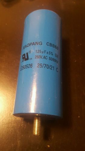 Run capacitor 125 mfd 250 vac 50/60 hz for air compressor 904200 for sale