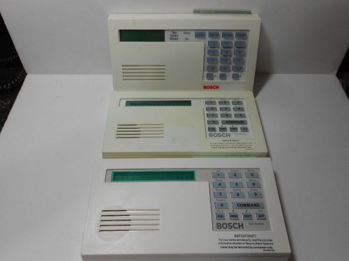 Bosch security system D623W and D1255W Series keypads