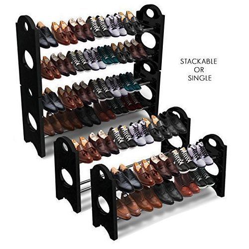 Modern Retail Shoe Display Storage Rack Stand Closet Organizer Boots Shelf  NEW