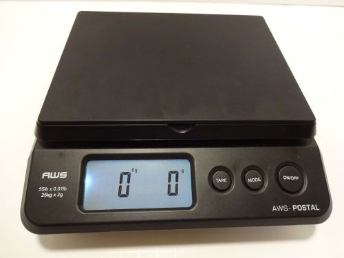 AWS PS-25 Digital Postal Scale 55 lb x 0.01 lb Shipping