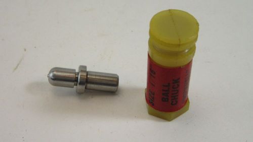 (1) wilson rockwell 1/16&#034; ball chuck indenter  - free shipping for sale