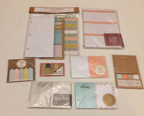 Target Dollar Spot Mini Planner Accessories Calendar pages flags sticky notes