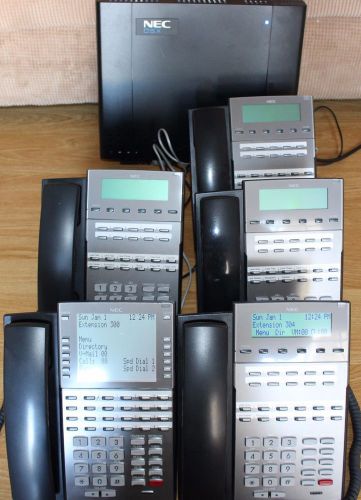 NEC DSX40 phone system dsx,4 X 22 BUTTON DISPLAY PHONES, 1 34B super display