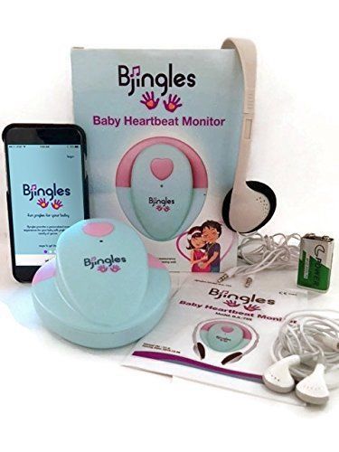 Sound Heartbeat Baby Care Monitor Listen Unborn Safety Move Lightweight Set USA
