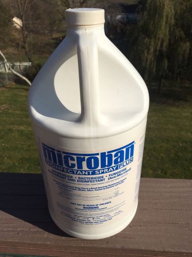 Microban disinfectant spray plus mold remediation, flood, &amp; sewage, 1 gallon new for sale