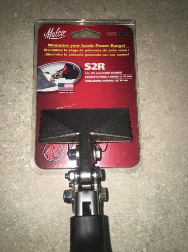 New Malco Tools S2R Redline 3&#034; Hand Seamer -Free Shipping -Made In USA
