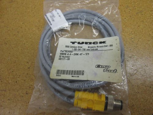 Turck VBRS 4.4-2RK 4T-1/1 Cordset Splitter U0117-06 New