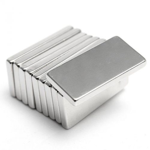 30Pcs Super Strong Block Fridge Magnets Rare Earth Neodymium 20x10x2mm N35