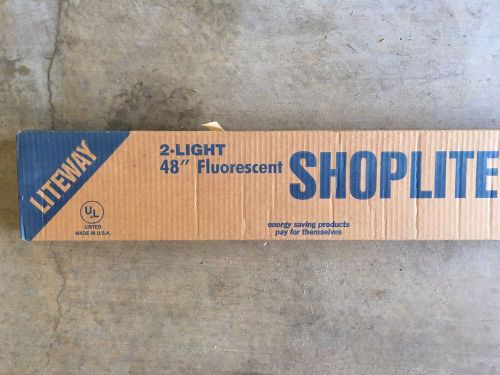 48&#034; Shoplight, Liteway, 2 Fluorescent Bulbs Needed- Not Included