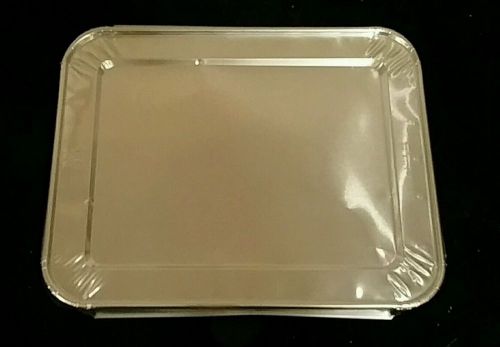 Aluminum 1/2 size foil steam table pan lid - 100/case for sale