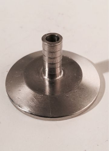 1-1/2&#034; triclamp to 3/8&#034; hose barb 316l sanitary stainless steel nipple fitting for sale