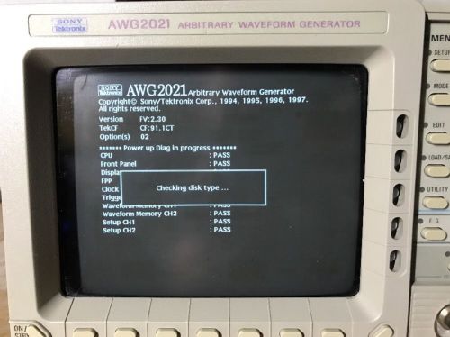 Tektronix Sony AWG2021 Laboratory Desktop 2 Channel Arbitrary Waveform Generator
