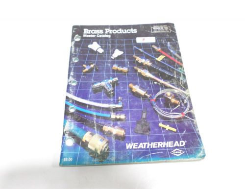 Weatherhead brass products master catalog for sale