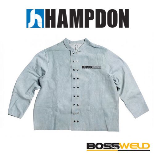Bosssafe leather welder&#039;s jacket (xx large) - welding -tig -mig- arc - 700001xxl for sale