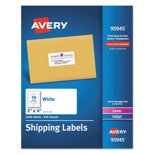 Avery Shipping Labels  - AVE95945 + FREE PRIORITY SHIPPING + LOWERED $$ 95945