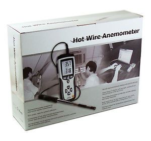 Dt8880 hot wire thermo-anemometer air flow velocity meter temperature tester usb for sale