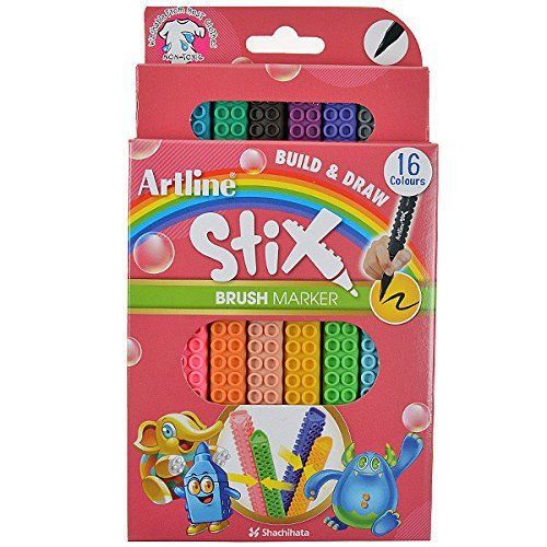 Artline etx stix brush connecting pens - pack 16 for sale