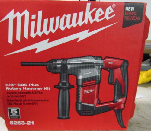 Milwaukee 5263-21 5/8 in. SDS 5.5 Amp Rotary Hammer Kit