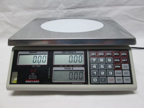 Rice Lake RS-130 Price Computing Scale 30 x 0.01 lb