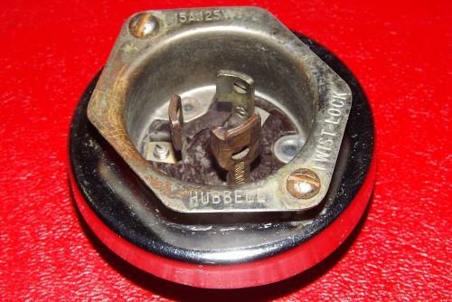 Nobles speed dry v24b part: 067vs-18504 hubbell 15a 125v twist-lock receptacle for sale