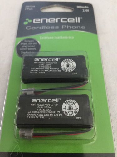 Enercell 2.4V 300mAh NI-MH Cordless Phone Battery 2-pack Batteries Cordless Tele