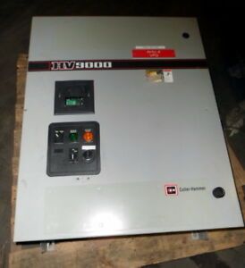 CUTLER HAMMER HV9040BDV5M0A37X4M8 733BV17317A3566 480 V 3 PH ADJ FREQ DRIVE #3