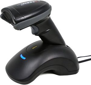 TEEMI 1D 2D Bluetooth Barcode Scanner with USB Cradle Data Receiver Charge GS1