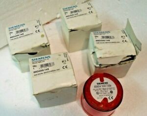 Siemens 8WD4300-1AB Steady Light Red Lot of 4 NEW