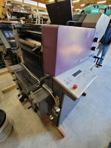 Heidelberg Print Master QM46 2 color Printing Press -NEVER USED numbering unit!