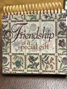 Perpetual Calendar Spiral Bound “Friendship Is A Special Gift”