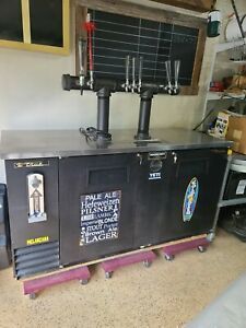 True TDD-3 Custom Built Refrigerator Kegerator 7-Tap kegerator